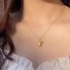 Pulsera Kurome de Oro Puro 999 Jiufengxiang Plata Recubierta de Oro Colgante Kurome Pulsera Fresca y Dulce para Niñas