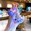 Llavero de Oso Pintado al Óleo Colgante de Campana para Aliviar el Estrés Regalo Venta Directa de Fábrica Mismo Estilo que Xiaohongshu Regalo Lindo y Divertido