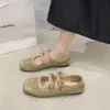 Elegante vestido de noche estilo francés de nueva temporada, zapatos de noche, zapatos de hada de primavera para mujer, estilo retro nuevo 2026, combinados con zapatos de tacón bajo
