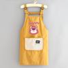 Delantal de Moda para Cocina Casera, Delantal de Dibujos Animados Repelente al Agua para Catering, Ropa de Trabajo para Adultos con Estampado Especial, Antimanchas y Transpirable