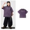Ropa Hip-Hop de Moda para Niños Traje Holgado Genial de Hip-Hop para Niños Conjunto de Moda Callejera para Baile de Jazz de Niñas