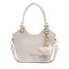 Bolsa Quadrada Pequena Simples Vintage 2025 Novo Estilo Simples Grande Capacidade Bolsa de Axila para Deslocamento Bolsa de Ombro de Couro Encerado da Moda para Mulheres
