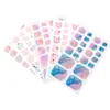 Película de Esmalte de Uñas con Polvo de Cebolla Francés Degradado Zhengxiang Pegatina para Uñas de Pie Pegatina para Uñas de Pie Impermeable Transfronteriza Láser Bronceada