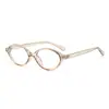 Nuevas Gafas Ins Estilo Coreano con Montura Ovalada Nerdy Bloqueadoras de Luz Azul para Mujer Montura Retro Se Pueden Colocar Lentes Graduados