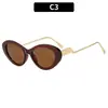 Gafas de Sol Estilo Europeo y Americano Personalidad Ojo de Gato Ovaladas Versátiles Retro Estilo Callejero, Selección de Influencers de Moda, Protección Solar Gafas de Sol Transfronterizas