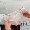 Musa Romântica~Novas calcinhas de renda sexy estilo francês, desejo puro, vazadas, malha fina respirável, calcinhas femininas