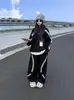 Traje Deportivo de Otoño 2026 Nuevo Holgado Casual Conjunto de Dos Piezas de Primavera y Otoño para Niñas con Cuello Alto
