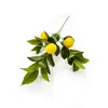2025 Nova Árvore de Limão Artificial Flor de Seda Material Artesanato de Moldagem Adereços de Fotografia Plantas Verdes Decoração de Casa Cena
