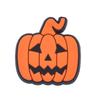 Dibujos animados Halloween PVC plástico blando epoxi hebilla decorativa desmontable zapatos con agujeros hebilla de zapato de flor transfronteriza calabaza accesorios DIY