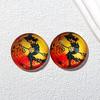 Vidrio de alta permeabilidad de 25 mm para Halloween, accesorios de gema de tiempo DIY, accesorios para joyería DIY, explosiones transfronterizas