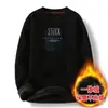 Suéter de Gola Redonda Transfronteiriço para Homens, Veludo Engrossado, Outono e Inverno Chenille Peça Única Camisa de Base Tricô de Veludo para Homens, Roupa de Inverno