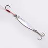Isca de Chapa de Ferro para Pesca de Costão, Isca de Peixe de Chumbo para Arremesso de Longa Distância, Isca Artificial de Costão com Anzol de Chapa de Ferro, Equipamento de Pesca com Anzol Triplo de Sulco Sanguíneo, Pesca de Costão Pesca de Longa Distância