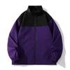 Chaqueta Transfronteriza para Hombre Primavera y Otoño Chaqueta para Exteriores Impermeable Cortavientos 2025 Nuevo Casual Cuello Alto Tops para Pareja Tendencia