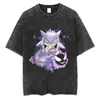 Camiseta Oversize Vintage de Anime Pokemon Charizard Talla Europea Transfronteriza