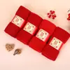 Toalla de Recuerdo de Boda de Terciopelo Coral, Absorbente, Al Por Mayor, Tienda de Bodas, Regalo de Agradecimiento para Dama de Honor, Banquete de Cumpleaños, Regalo de Vacaciones