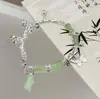 Transmisión en Vivo de Nuevas Pulseras de Bambú Estilo Chino, Diseño Original, Mejores Amigos, Estilo Chino, Pulseras Elásticas Frescas de Verano para Parejas