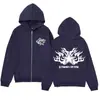 Sudadera con cremallera y estampado de estrellas, sudadera casual holgada, chaqueta tipo cárdigan para hombre
