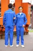 Ropa de trabajo de manga larga de verano, resistente al desgaste y a la suciedad, ropa de protección laboral para empresas, fábricas y talleres, poliéster-algodón hecho a medida con logotipo bordado o impreso