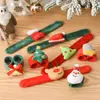 Nuevo Pulsera de Decoraciones Navideñas Círculo Pop Accesorios del Día del Niño Círculo de Parche Lindo Creativo Regalo de Navidad