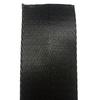 Venta al por mayor de fábrica de correas de nailon de imitación en espiga, negras, de 3,8 cm de ancho y 1,3 mm de grosor, para bolsos, accesorios de ropa.