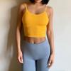 Chaleco Deportivo Básico Casual para Mujer Ajustado Ropa Exterior con Copas Chaleco Tirantes Yoga Cubierta de Burbujas y Anti-Caída