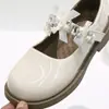Nuevos Zapatos Infantiles de Otoño 2026 para Niñas Pequeñas, Elegantes Zapatos de Princesa, Zapatos Individuales de Cuero de Moda Estilo Coreano para Niñas 6350