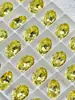 Brillo Super Brillante Multifacético 10x14mm Huevo de Paloma Nido de Pájaro Fondo Puntiagudo Pedrería para Uñas Cristal K9 Usable Accesorios para Uñas Venta al por Mayor
