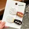 Original Nuevo Tenedor Cuchara Acrílico Pasador para el Cabello Lindos Animalitos Pequeños Clip para Flequillo Lateral Estilo Celebridad de Internet