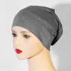 Sombrero Tubular Multicolor Anti-Pilling y Anti-Decoloración, Color Sólido, Algodón Puro, Algodón Mercerizado, Gorro Base, Pañuelo para la Cabeza de Algodón, Elástico y Transpirable para Mujer