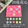 Botão de Flor Lírio Calla Flores Pequenas Centro da Flor Quatro Pétalas Molde de Silicone Bolo Fondant Chocolate Incenso Molde de Resina