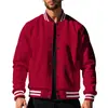 Nova Jaqueta Esportiva Casual Decorativa Listrada com Gola Alta Resistente e Espessa Estilo Americano Tk Outono e Inverno Europeu e Americano Transfronteiriça Amazon