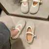 Sandalias Tejidas de Punta Cerrada para Niñas 2026 Primavera/Verano Nuevos Zapatos Casuales Versátiles de Moda Calados Suela Suave Zapatos de Princesa