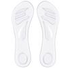 Almohadilla de Siete Puntos para el Arco del Pie de GEL para Mujer Suave Autoadhesiva Ajustable Talla Plantilla Soporte de Arco Absorción de Impactos Antideslizante Media Plantilla