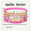 Pulsera Transfronteriza de Cerámica Suave para Mujer Pulsera de Letras Bohemia de Gama Alta Versátil Traje Pulsera de Cerámica Suave Taylor