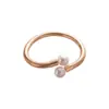 Collar Metálico de Imitación Perla Geométrico de Cuello Abierto Transfronterizo de Gama Alta Nicho Simple Elegante Único para Mujer
