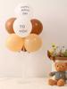 Decoração de aniversário balão de ar quente estilo ins coreano parede de fundo para fotos de bebê de um ano decoração de 100 dias e lua cheia para crianças