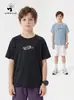 Camiseta Deportiva de Manga Corta Transpirable para Niños, Top de Secado Rápido con Tacto Fresco para Niños Mayores, Camisetas para Niños al por Mayor, Camiseta de Secado Rápido para Niños