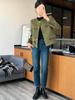 Abrigo de cachemira de doble cara estilo Hepburn Xiaoxiang abrigo corto para mujer primavera y otoño lana pequeño temperamento suelto estilo coreano