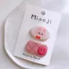 Pinza de Pelo Coreana Pinza de Pelo de Felpa para Otoño e Invierno Pinza de Pelo Niña Dulce Pinza Lateral Pinza de Una Pieza Linda Accesorios para el Cabello de la Frente Tocado