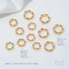 Anillo de cuentas de oro de 14 quilates con diseño de flor de ciruelo, anillo pasante, anillo de cuentas hecho a mano, kit de pulsera de cristal DIY, accesorios para pulseras, materiales para joyería