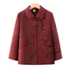 Ropa de Primavera y Otoño para Mujeres de Mediana Edad y Mayores, Nueva Ropa Exterior de Moda Estilo Chino para Abuelas, Ropa para Mujeres Mayores, Nuevo Estilo para Madres