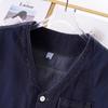 Chaleco de Mezclilla Estilo Americano Hombro Corto Moda para Hombre talla extra Chaleco de Mezclilla para Hombre Color Sólido Sin Mangas de Mezclilla Moda para Hombre