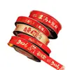 Cinta Roja Estampada en Oro Personalizada Rollo de 1 cm para Cajas de Regalo Festivas del Festival de Primavera Cinta para Cartas DIY para Bodas Cinta Roja