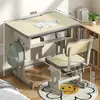 Fabricante Mesas e Cadeiras Personalizadas para Escola Primária Plástico Espessado Mesas e Cadeiras Escolares Conjunto de Mesas e Cadeiras Individuais para Sala de Aula Escolar Atacado