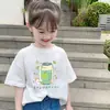 Camiseta de Manga Corta para Niña Ropa de Verano 2026 Nuevo Estilo Moda Tops para Bebé Ropa Infantil Verano Delgado Algodón Puro