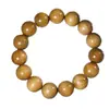 Venda por atacado direto do fabricante: Pulseiras Nan de Seda Dourada para Homens e Mulheres, Contas de Oração Budistas, Contas de Madeira Zhennan Folha Pequena, Contas de Oração, Disponível para Dropshipping
