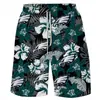 Shorts Florales de Verano para Hombre y Mujer Comercio Exterior Transfronterizo Talla Grande Pantalones de Playa Holgados Secado Rápido Shorts Hawaianos Venta al por Mayor