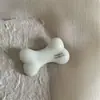 Horquilla para el cabello de hueso de café con leche con texto estilo coreano, linda pinza de un carácter para niña, nueva pinza de pico de pato para flequillo lateral, accesorios para el cabello, cabeza de mujer