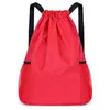 Mochila Esportiva Impermeável com Bolso de Cordão Mochila para Esportes ao Ar Livre Viagem Mochila Estudante Basquete Unissex Fitness Universal