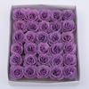 Ventas Directas de Fábrica Rosa Cristal Oro Rosa Cabeza de Flor Rosa Encantadora Azul Ramo Día de San Valentín Material DIY Flor Rosa con Brillantina